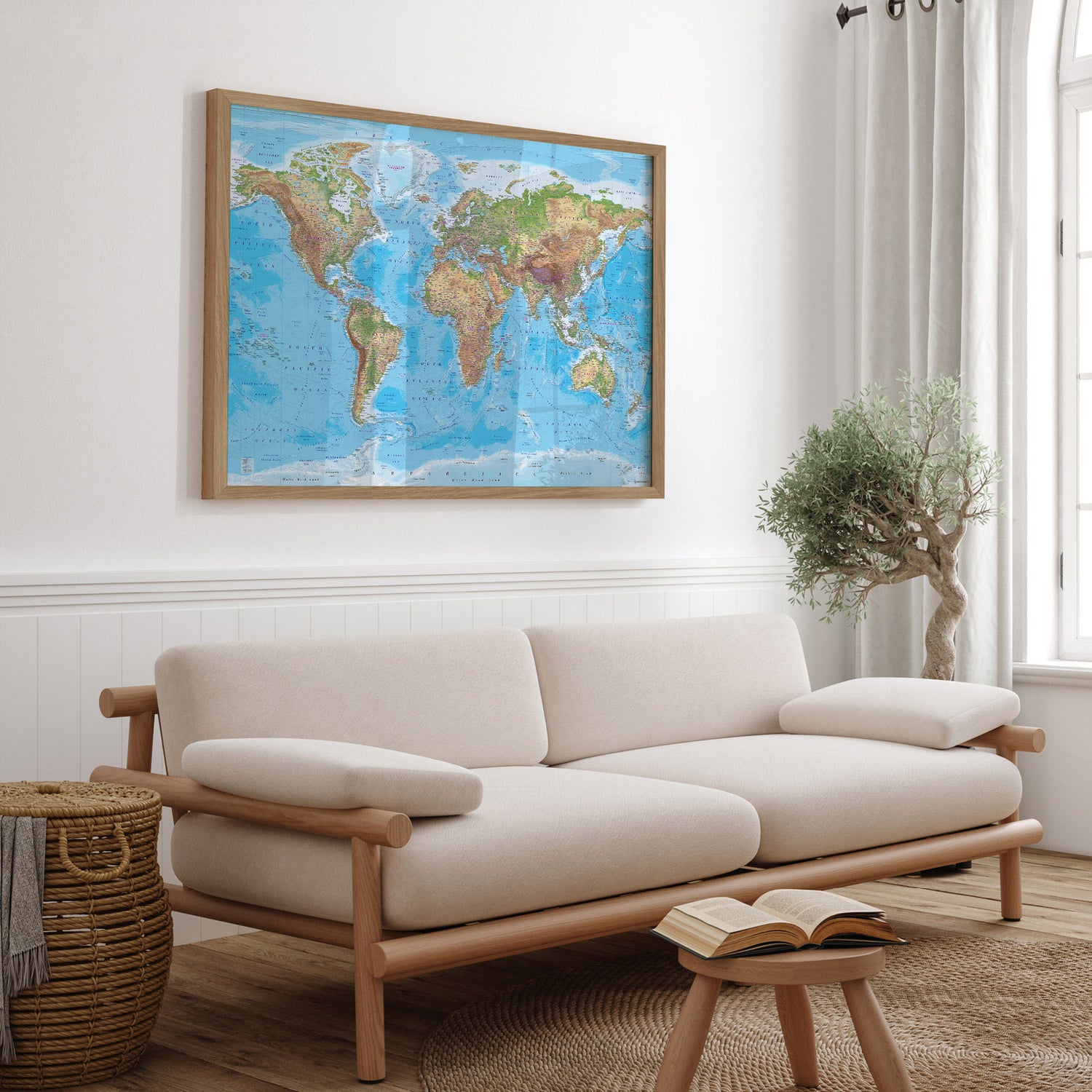 Verdenskort - Clarity - Plakat - Incado