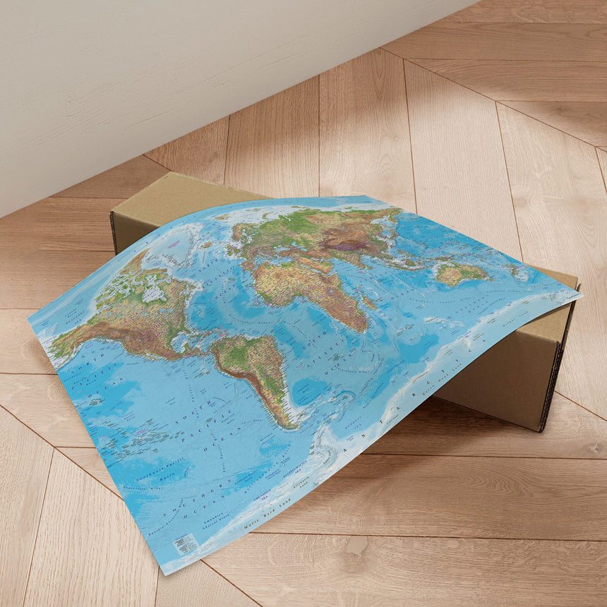 Verdenskort - Clarity - Plakat - Incado