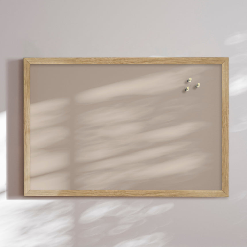 Opslagstavle med egetræsramme - Desert Sage - Incado