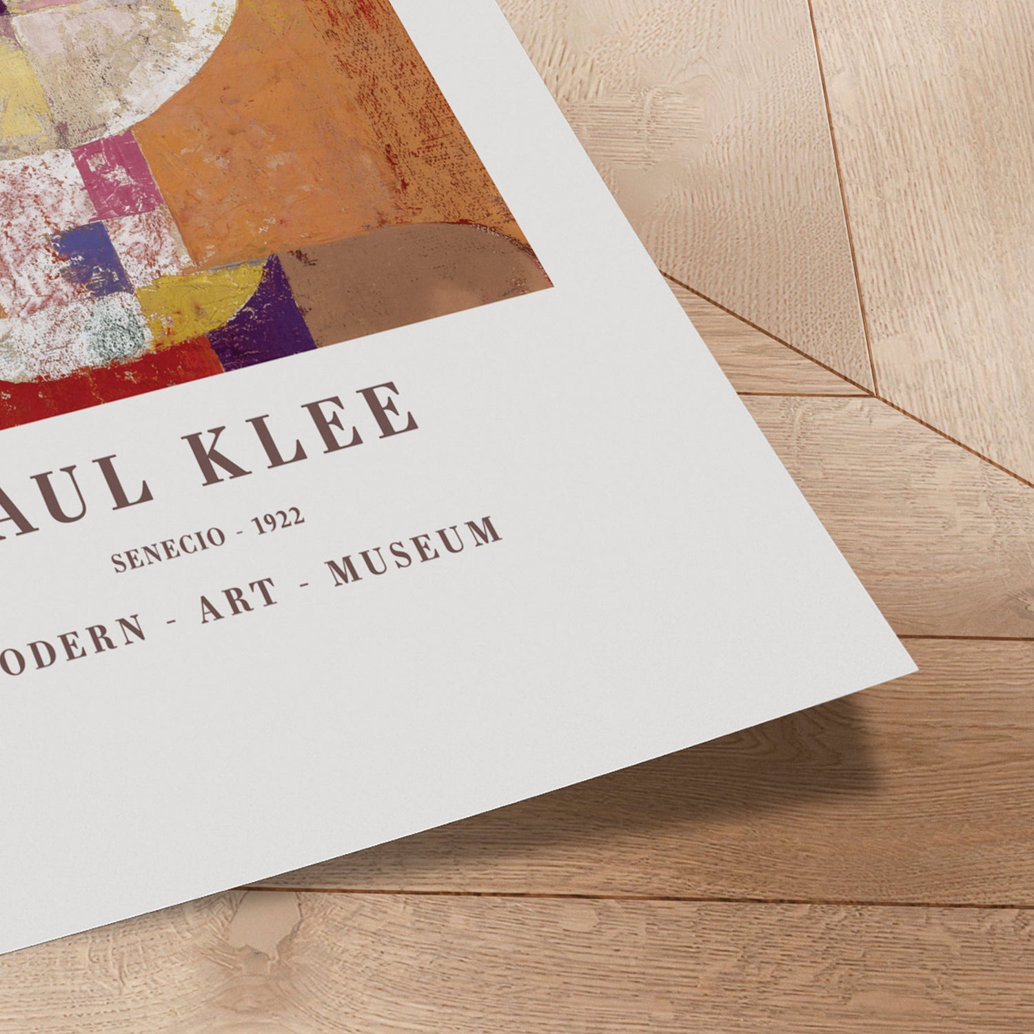Plakat - Cubist Face Mosaic - Paul Klee - Incado