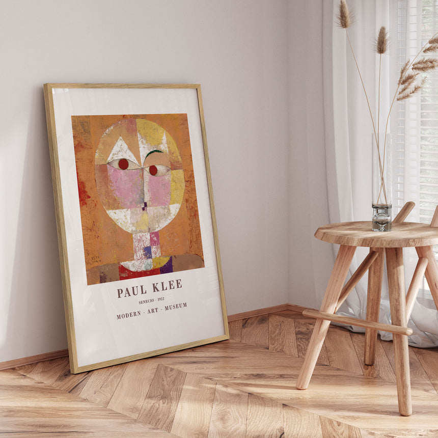 Plakat - Cubist Face Mosaic - Paul Klee - Incado