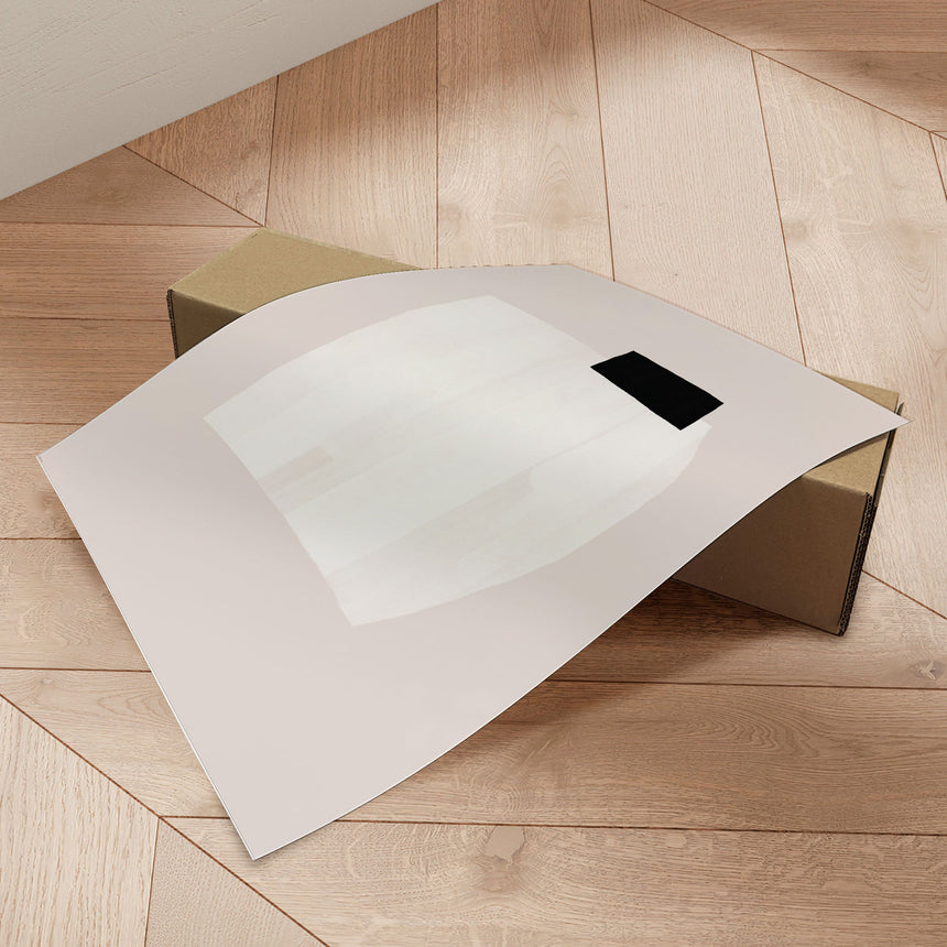 Plakat - Silent Structure With Black on White Texture - uplusmestudio - Incado