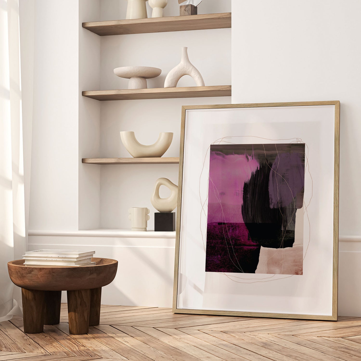 Plakat - Abstract Brush Strokes 77 - Mareike Böhmer - Incado