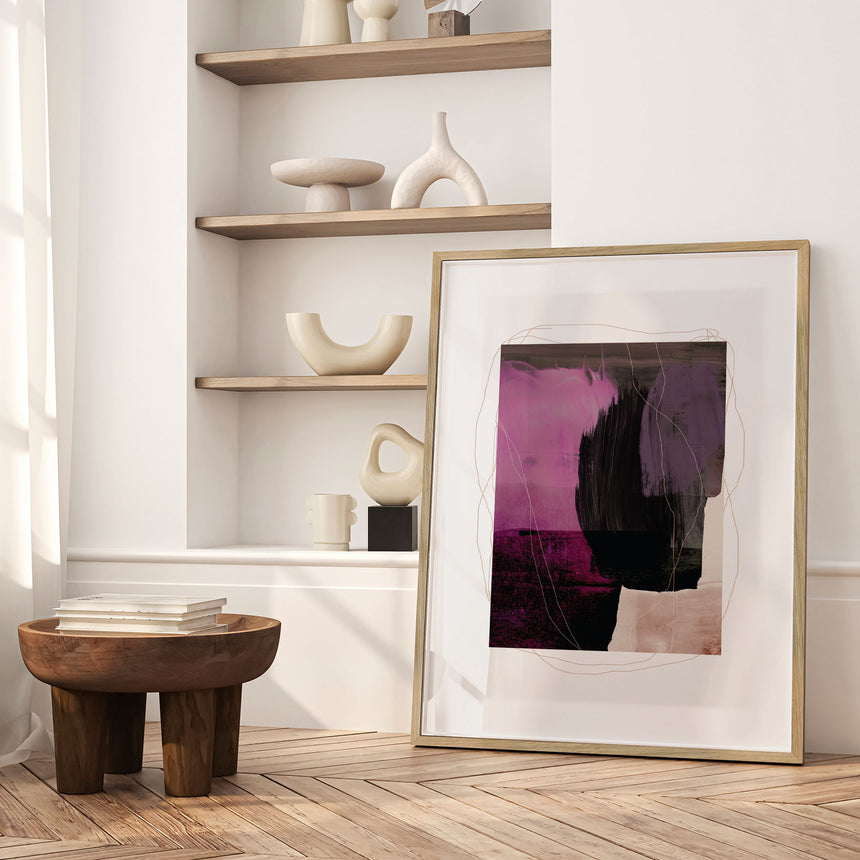 Plakat - Abstract Brush Strokes 77 - Mareike Böhmer - Incado