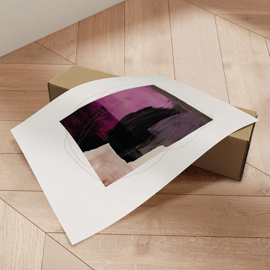 Plakat - Abstract Brush Strokes 77 - Mareike Böhmer - Incado