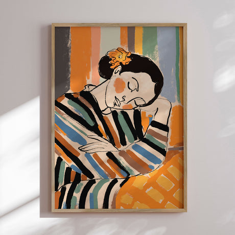 Plakat - Striped Serenity - Treechild - Incado