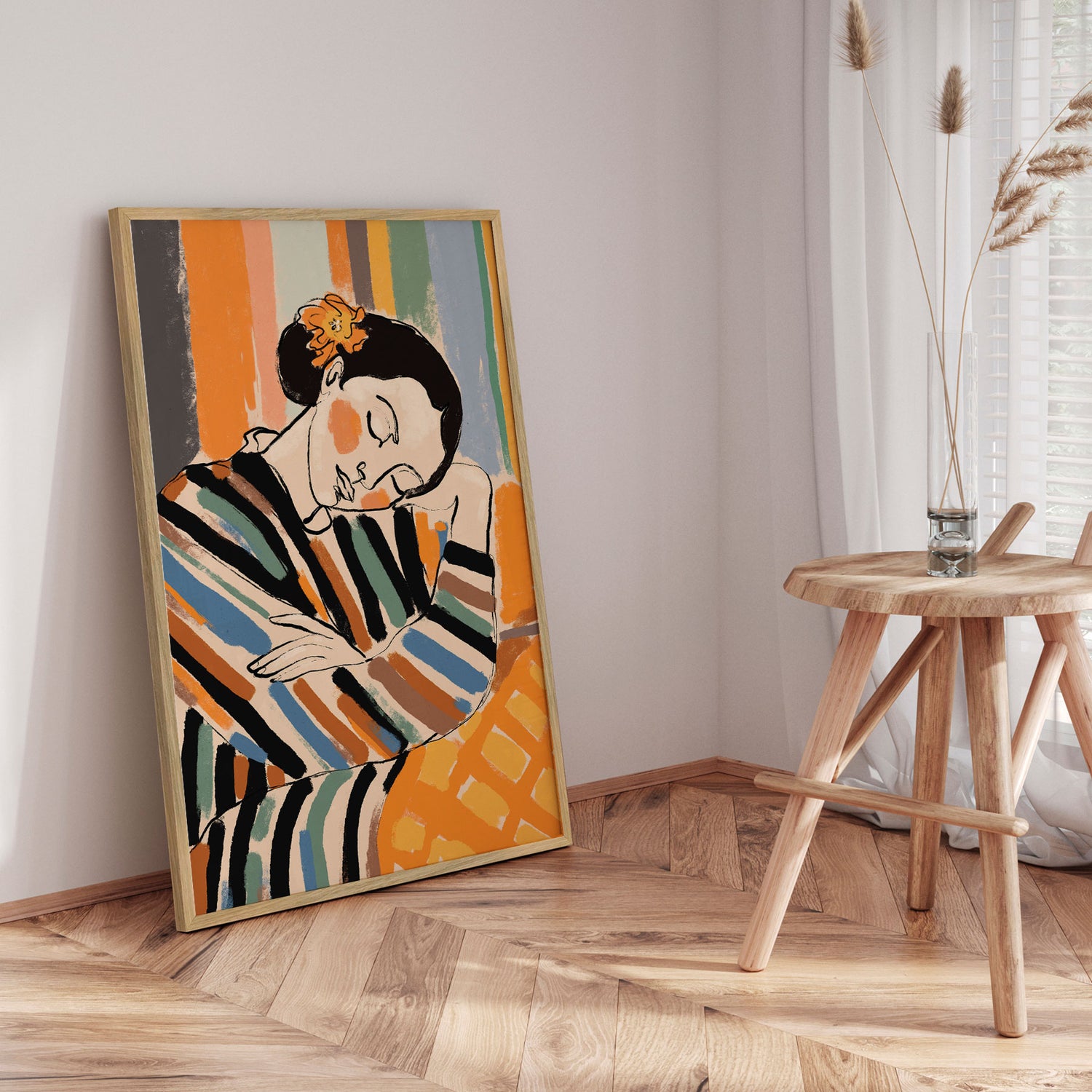 Plakat - Striped Serenity - Treechild - Incado