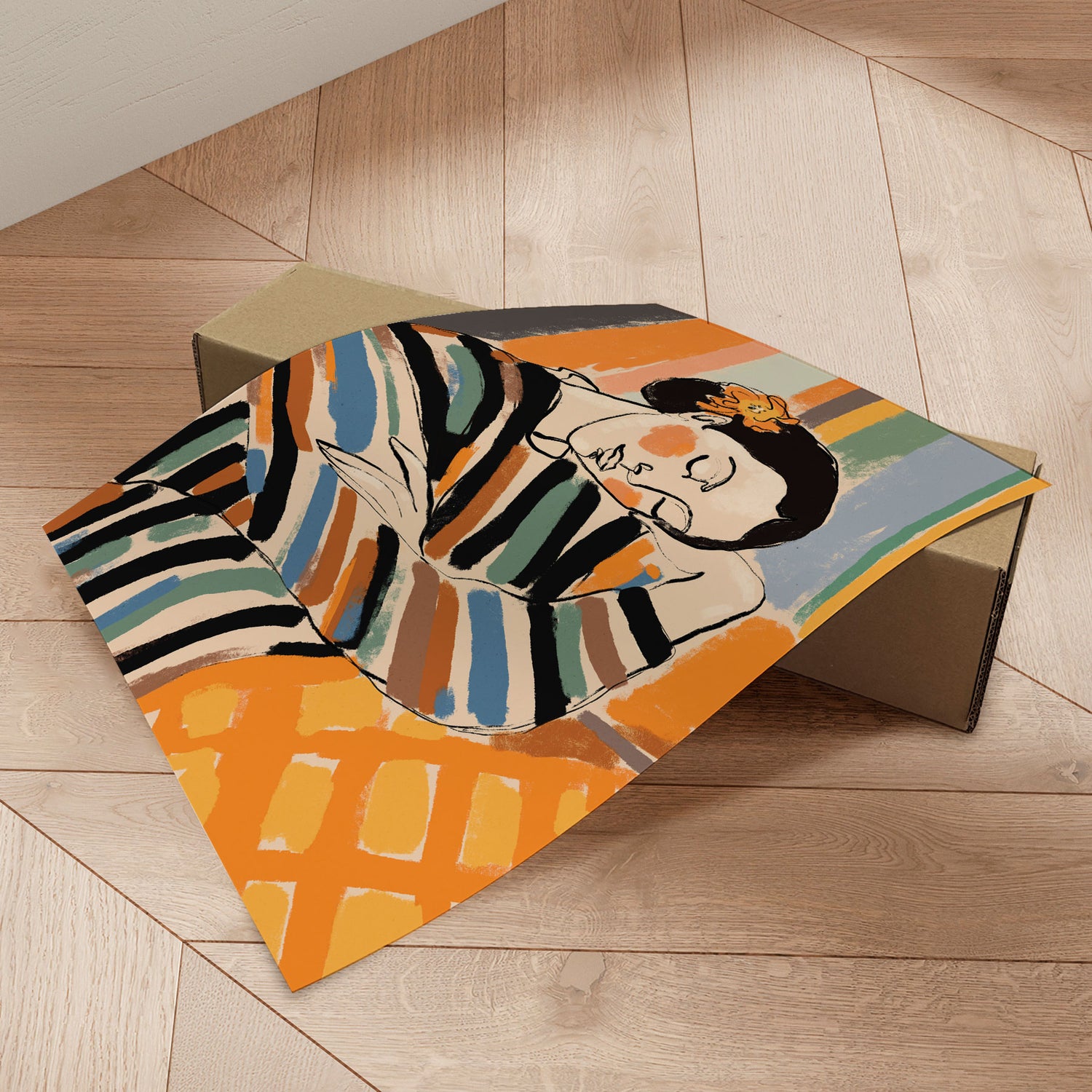 Plakat - Striped Serenity - Treechild - Incado