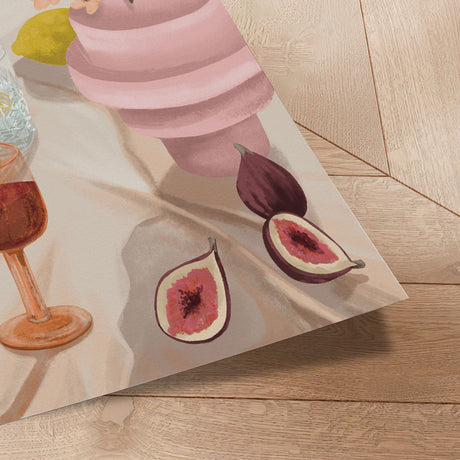 Plakat - Flowers & Figs - Goed Blauw - Incado