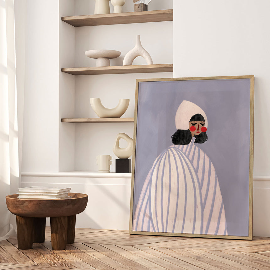 Plakat - The Woman With the White Hat - Bea Müller - Incado