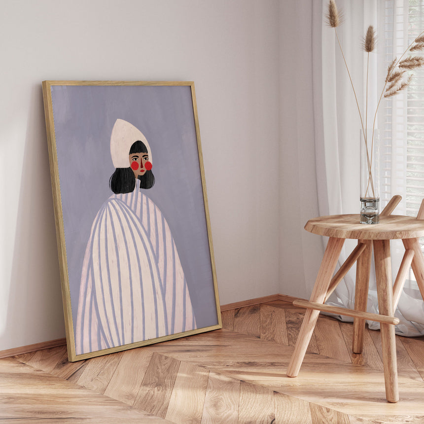 Plakat - The Woman With the White Hat - Bea Müller - Incado