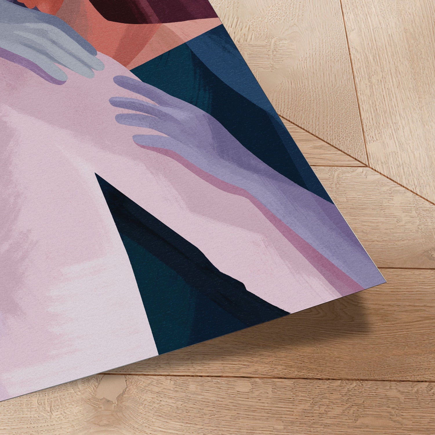 Plakat - Embrace of Souls - Goed Blauw - Incado