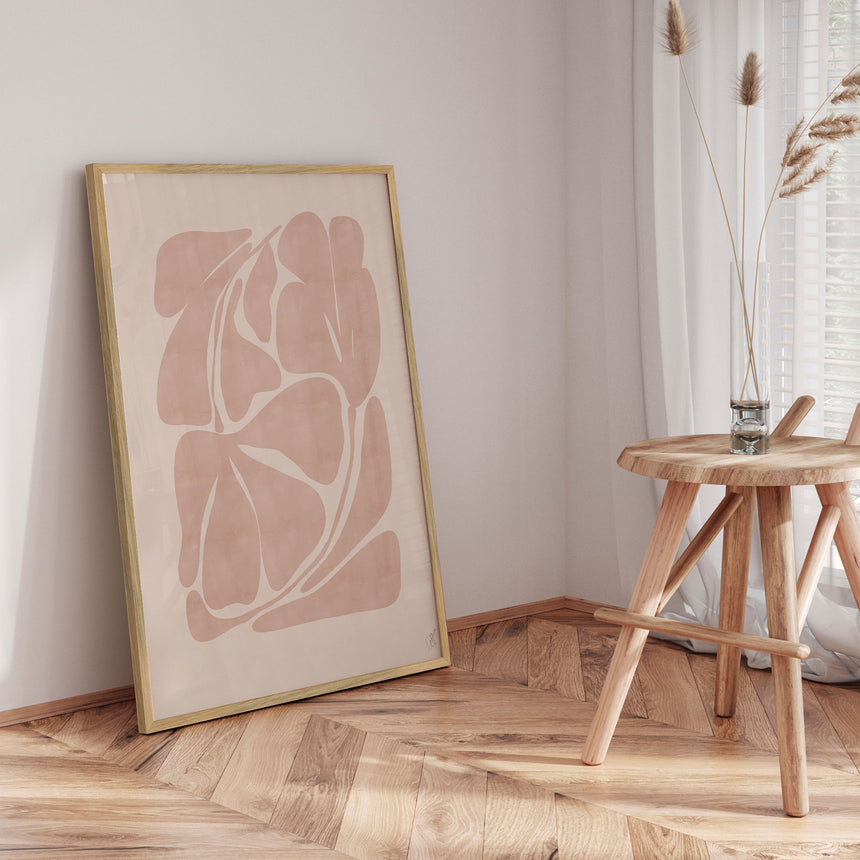 Plakat - Beige Abstract Shapes - Anne-Marie Volfova - Incado