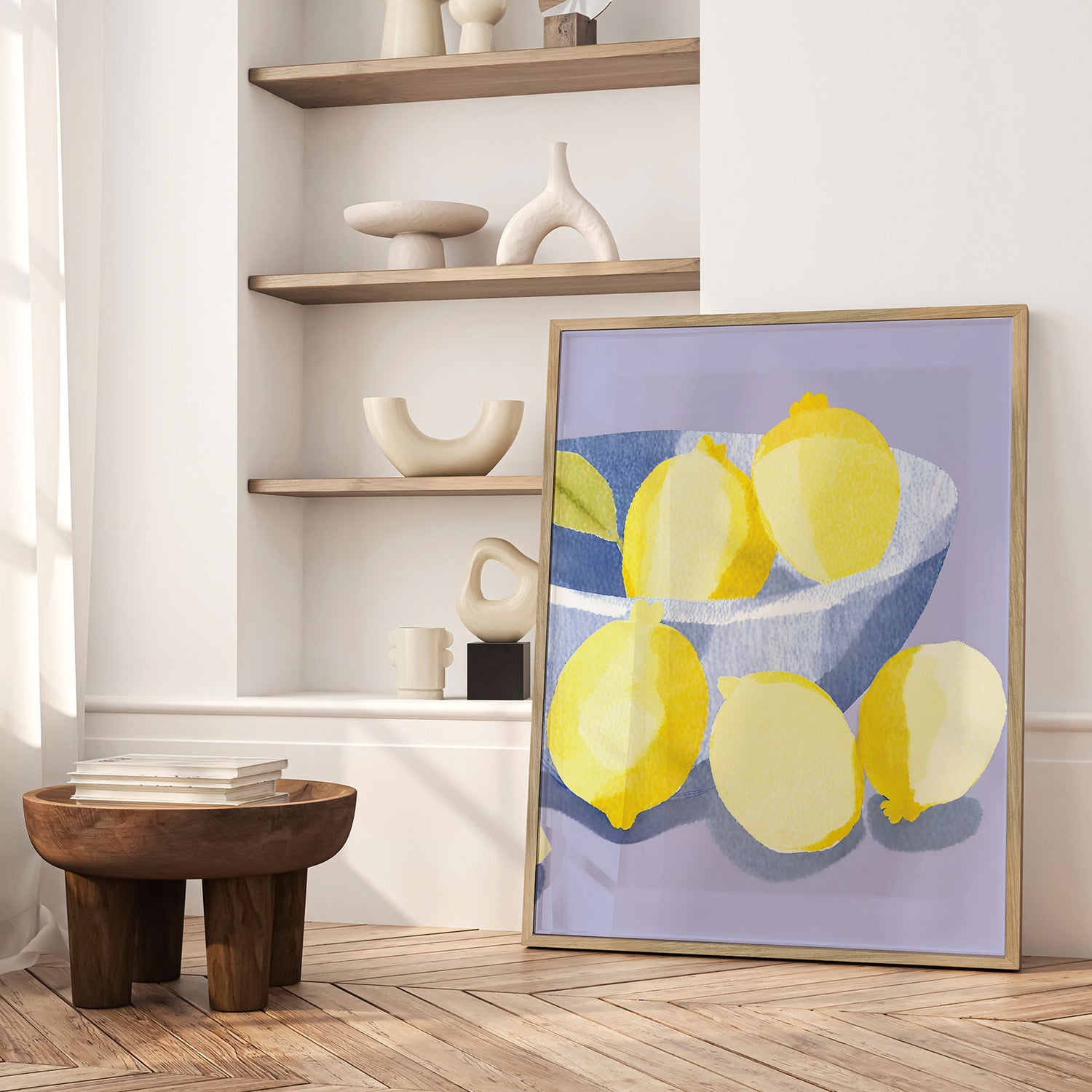 Plakat - Zitronen in Schale - Ohkimiko - Incado