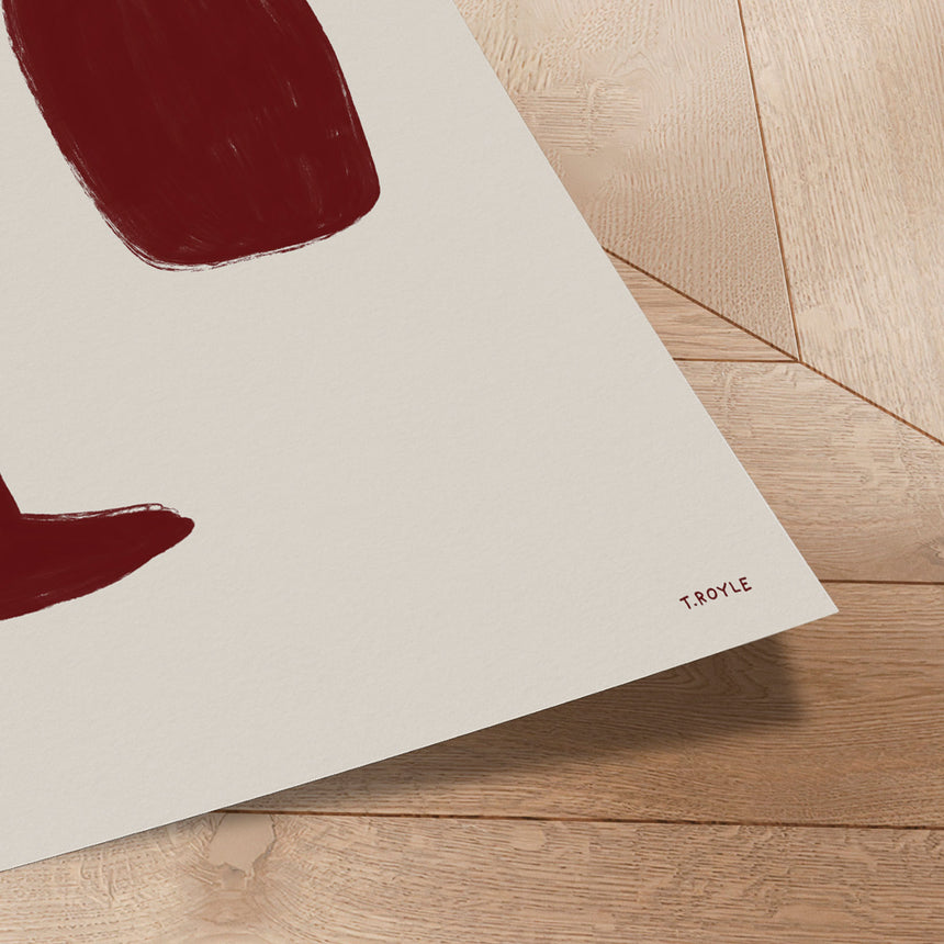 Plakat - Wine Time - Tara Royle - Incado