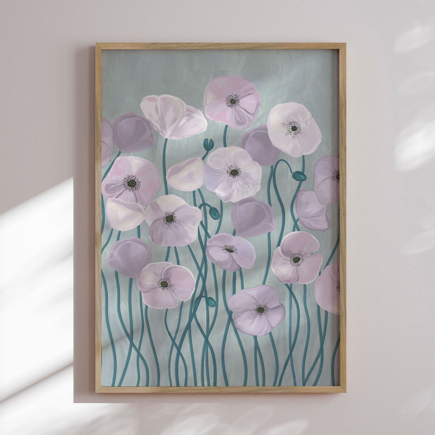 Plakat - Pastel Flowers - EMELIEmaria - Incado