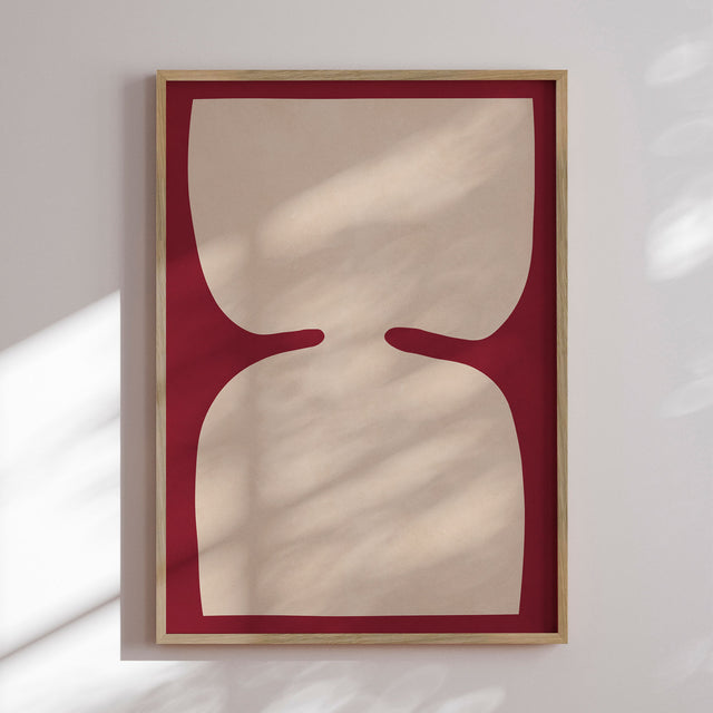 Plakat - Minimalist Beige Shapes - Vitor Costa - Incado