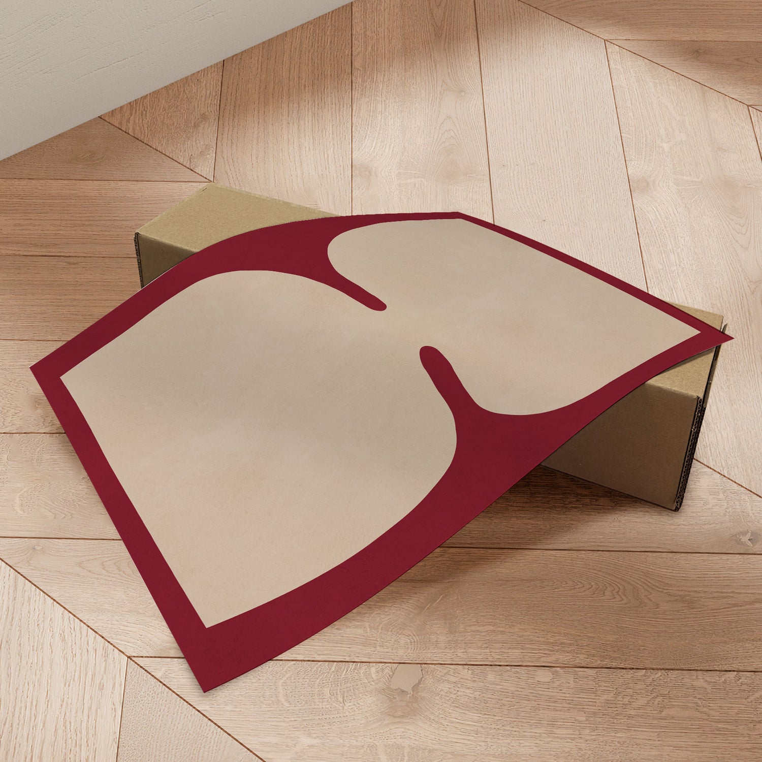 Plakat - Minimalist Beige Shapes - Vitor Costa - Incado