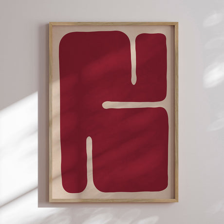 Plakat - Crimson Contours - Vitor Costa - Incado