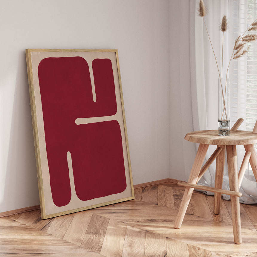 Plakat - Crimson Contours - Vitor Costa - Incado