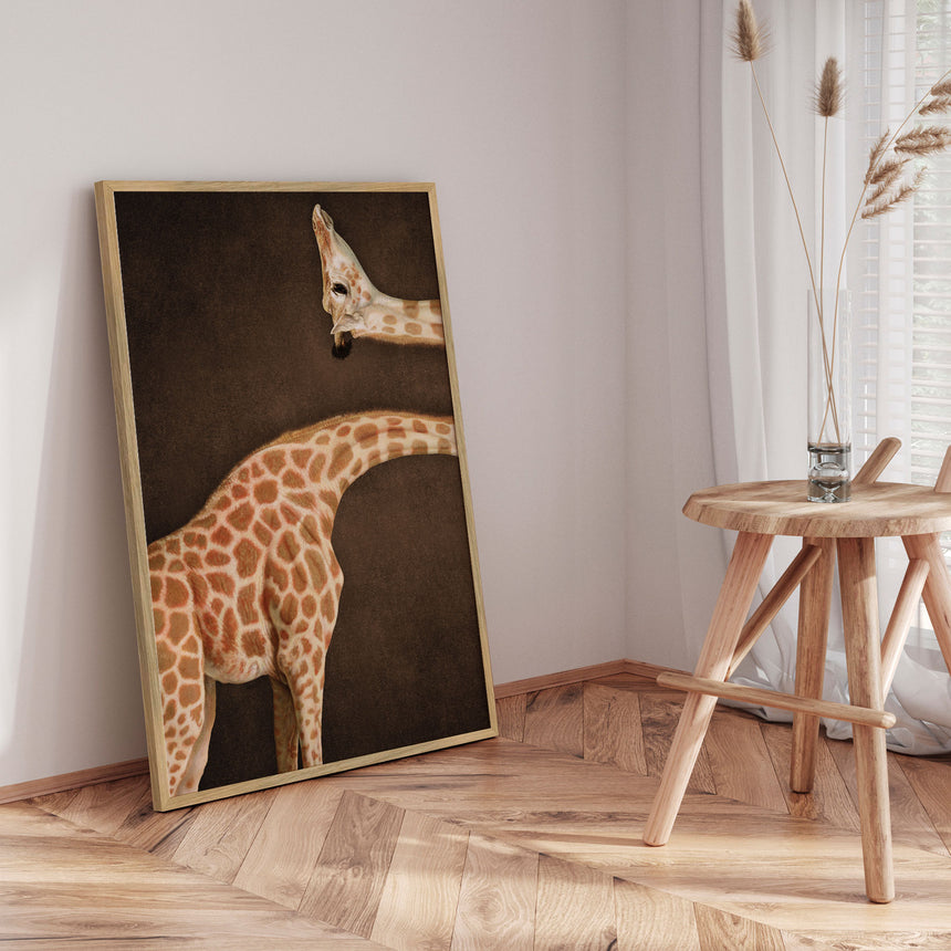 Plakat - Giraffe Illusion - Marja van den Hurk - Incado