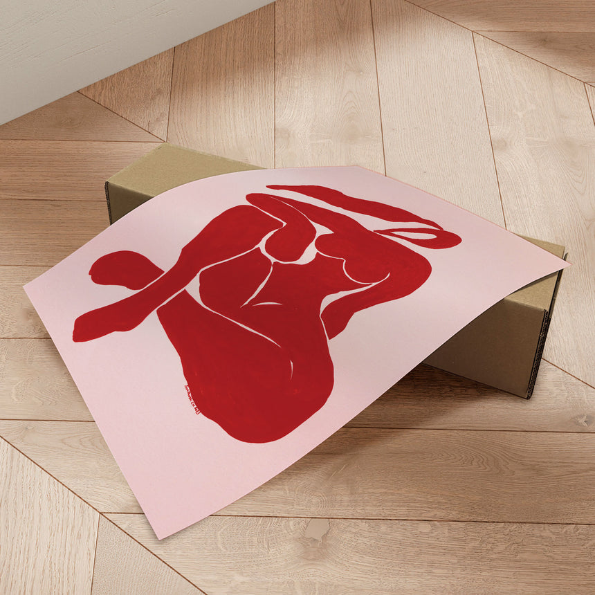 Plakat - Crimson Silhouette - Santhosh ch - Incado