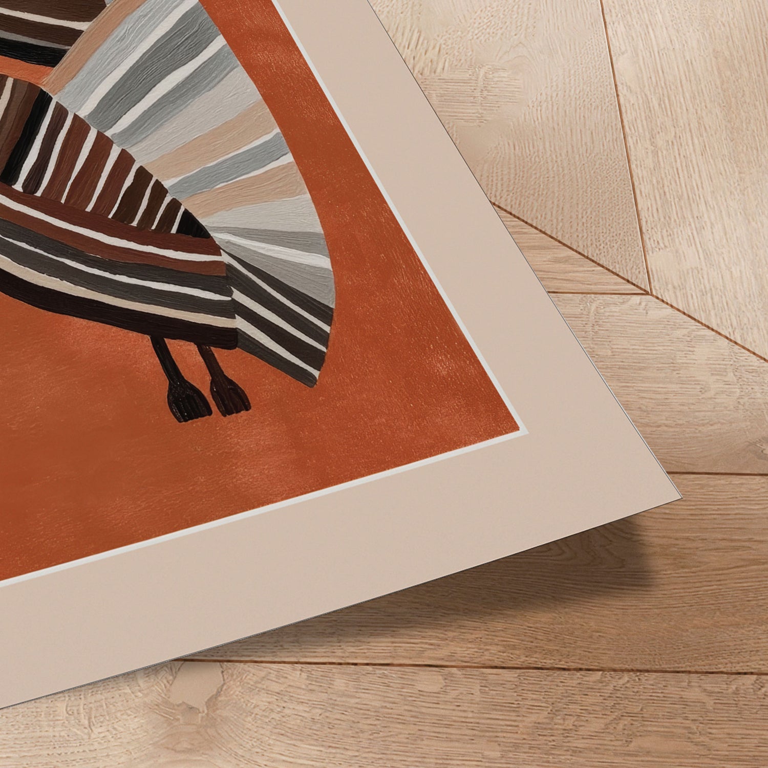 Plakat - Striped Owls Gaze - City Art - Incado