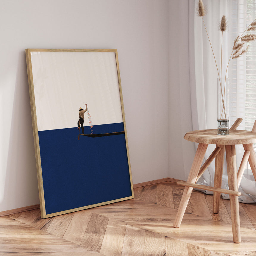 Plakat - Lonely Fisherman - Maarten Léon - Incado