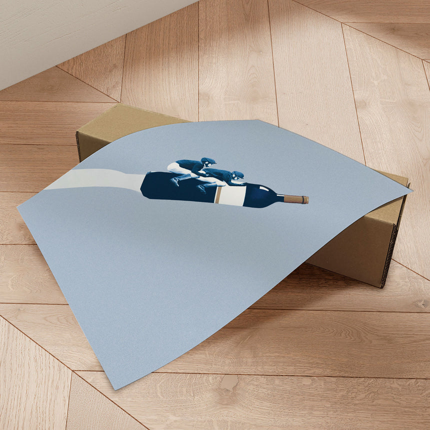 Plakat - To the Moon - Maarten Léon - Incado