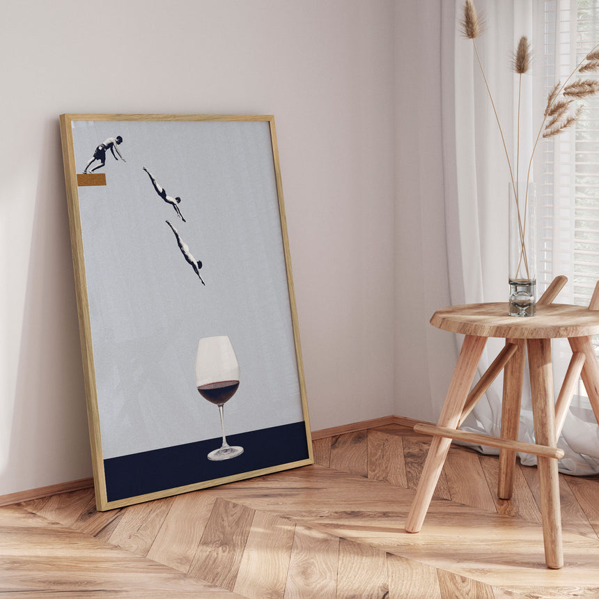 Plakat - We Need Some Wine - Maarten Léon - Incado