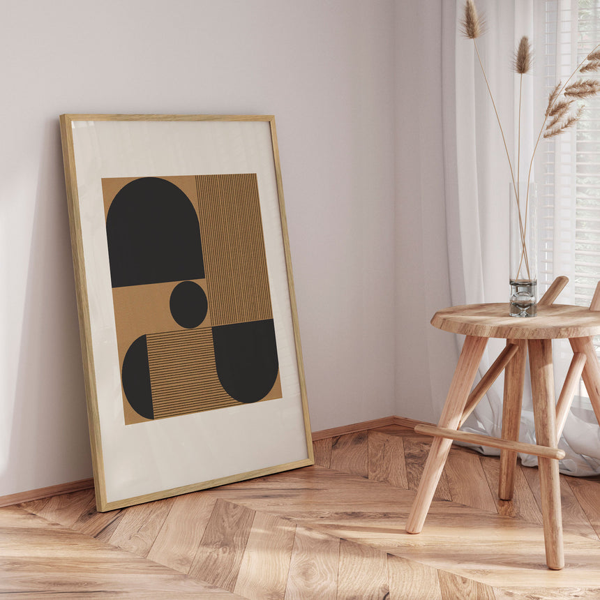 Plakat - Geometric Harmony - THE MIUUS STUDIO