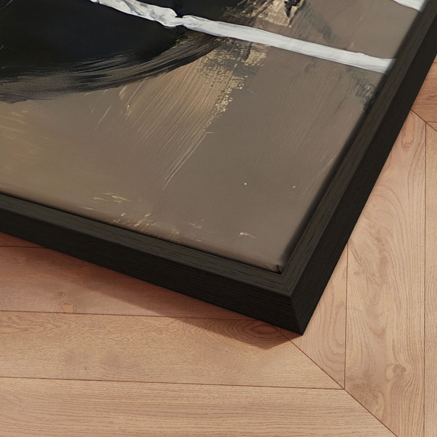 Håndlavet maleri med ramme - Fresh Start III - Afranio Raposo - Mixed media