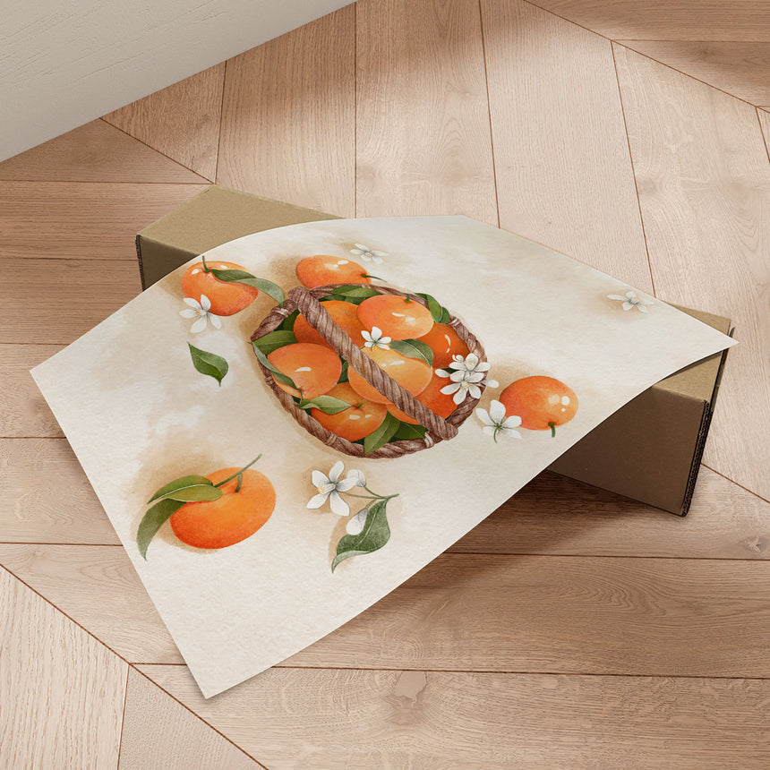 Plakat - Sweet Orange Blossoms - Xuan Thai