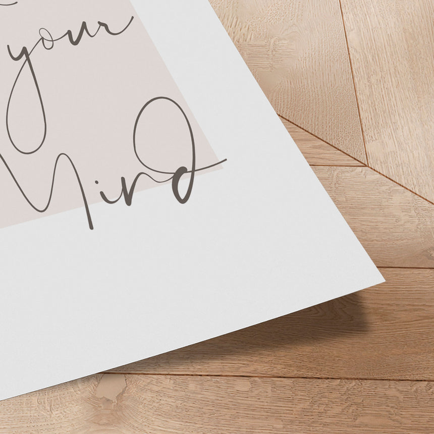 Plakat - Be Kind to Your Mind - Ksana Kalpa