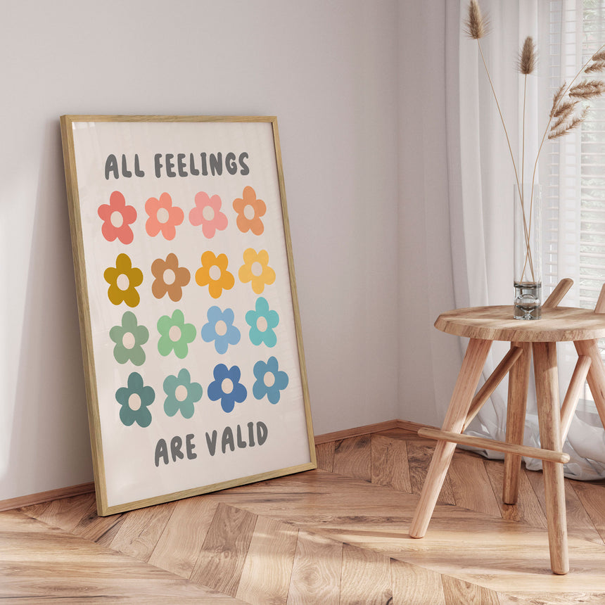Plakat - All Feelings are Valid - KsanaKalpa