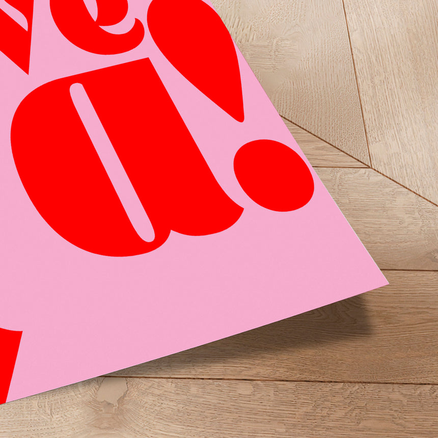 Plakat - Boldly Loving You - Athene Fritsch