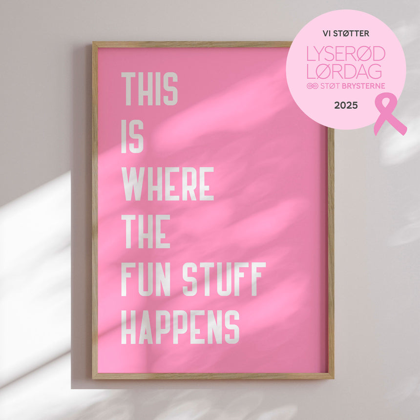 Plakat - Fun Zone Awaits - Athene Fritsch