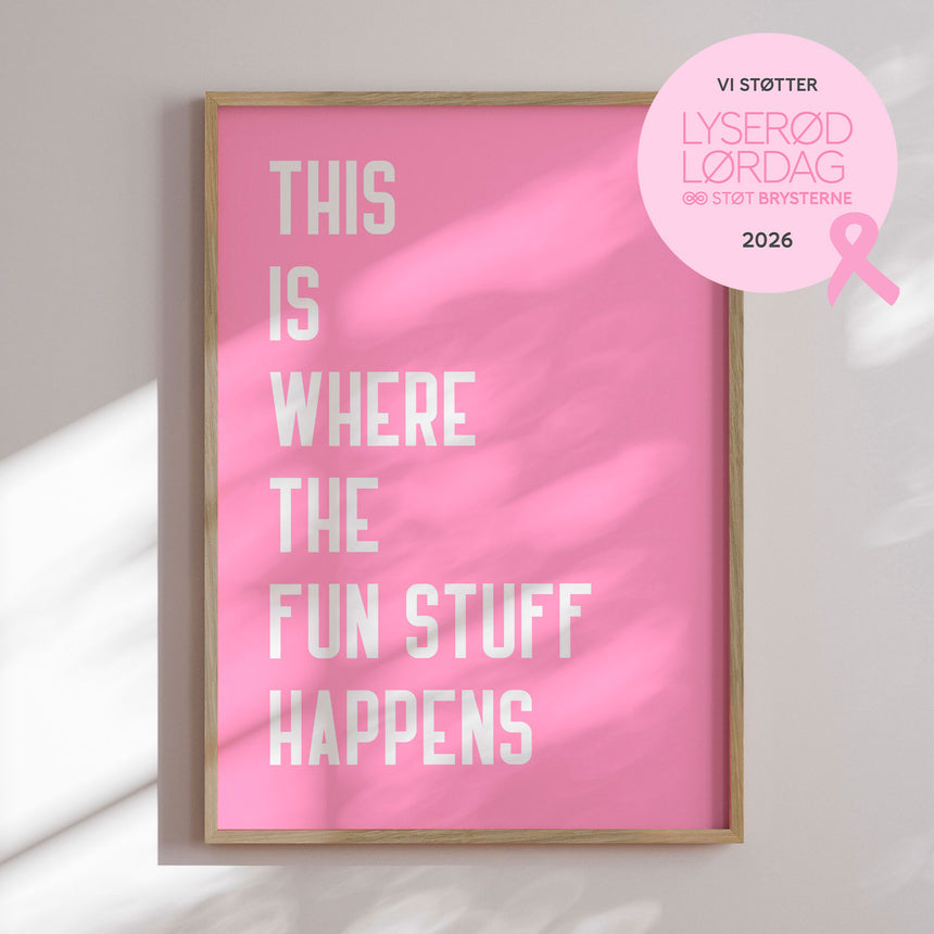 Plakat - Fun Zone Awaits - Athene Fritsch