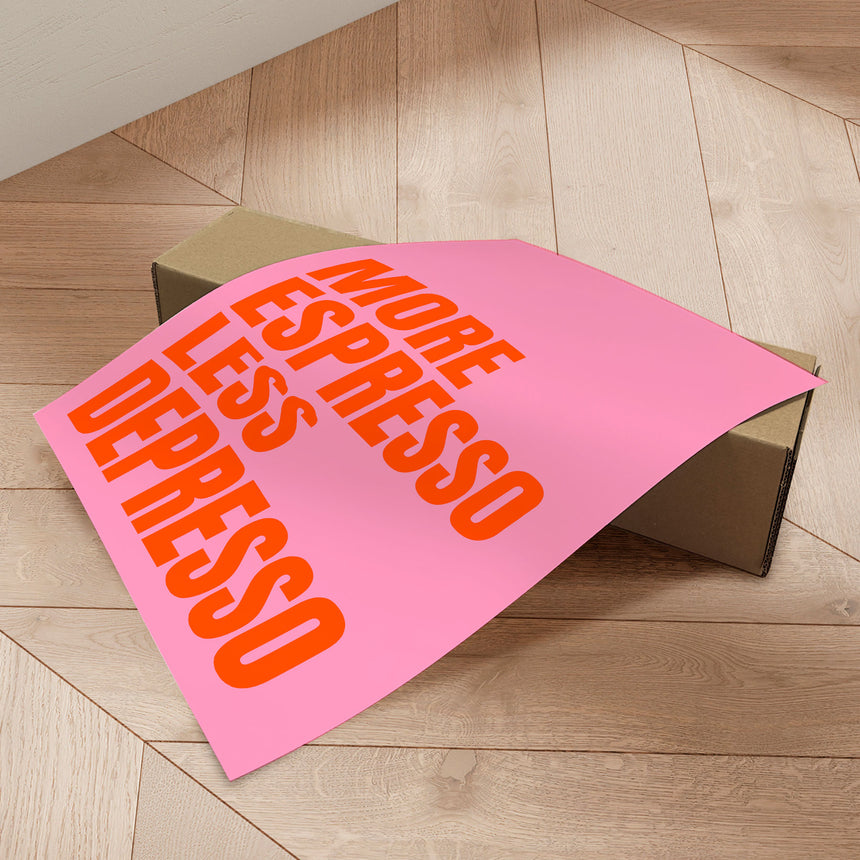 Plakat - Caffeine Vibes - Athene Fritsch