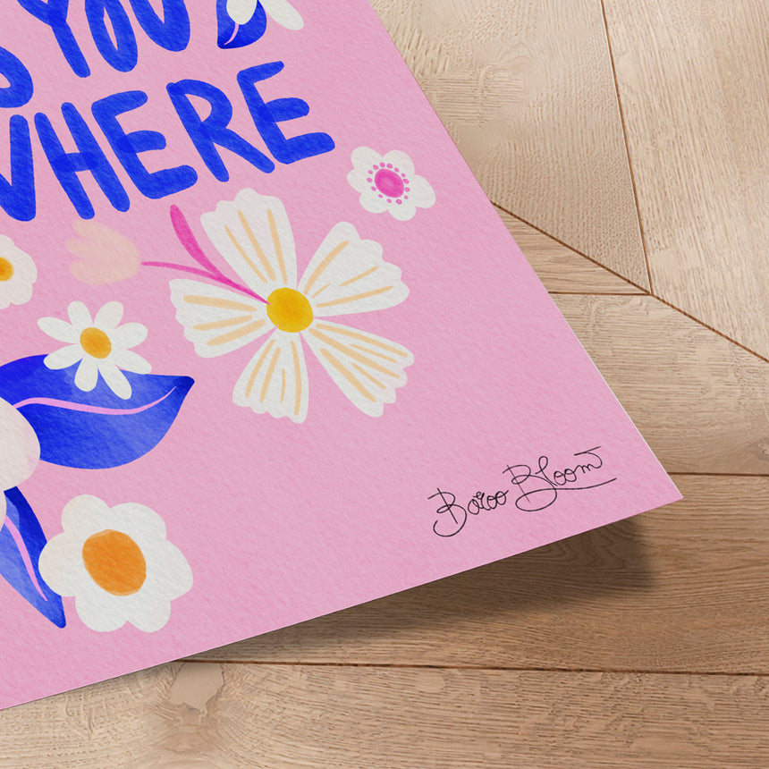 Plakat - Normal Gets You Nowhere - Baroo Bloom