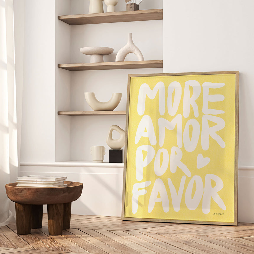 Plakat - More Amor Por Favor - Baroo Bloom - Incado