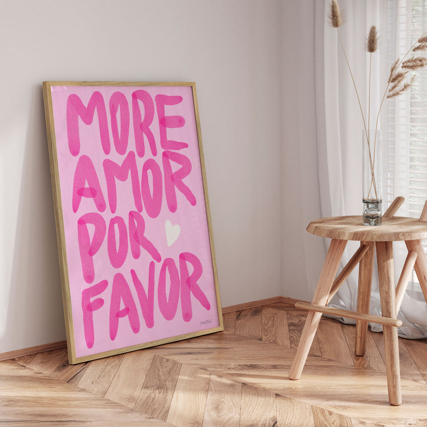 Plakat - More Amor Por Favor II - Baroo Bloom