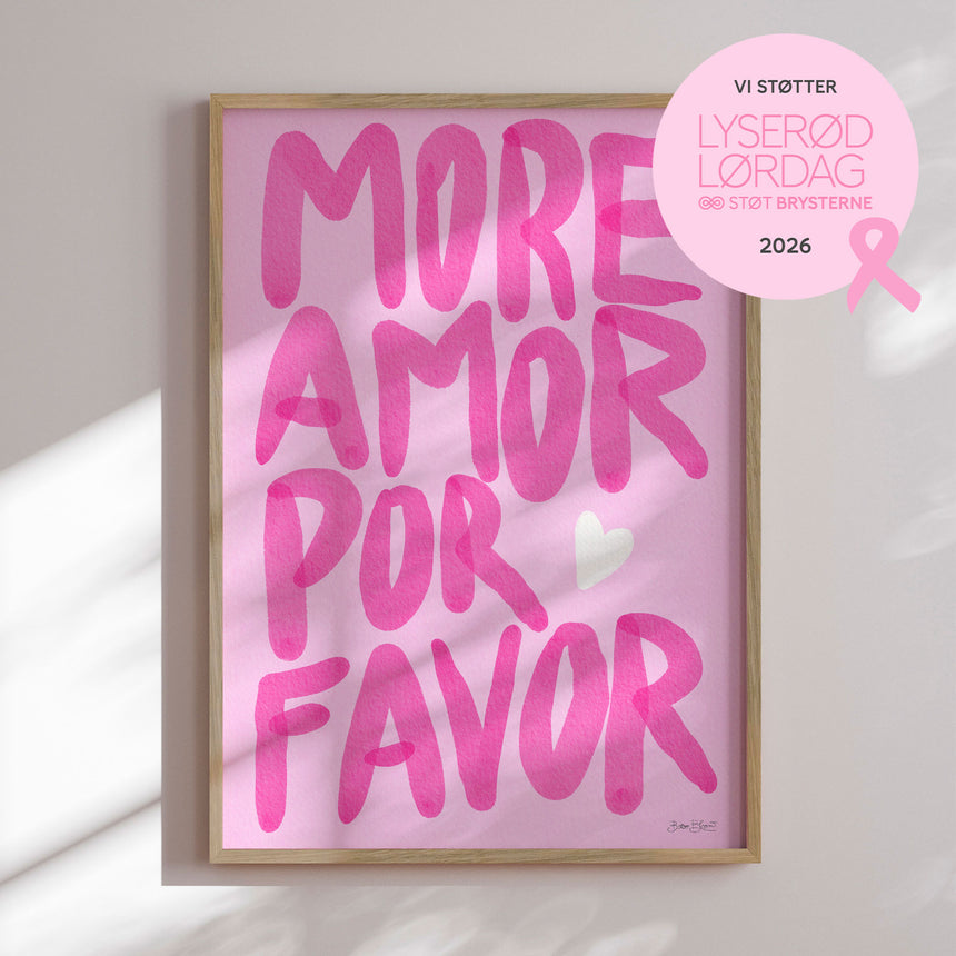 Plakat - More Amor Por Favor II - Baroo Bloom