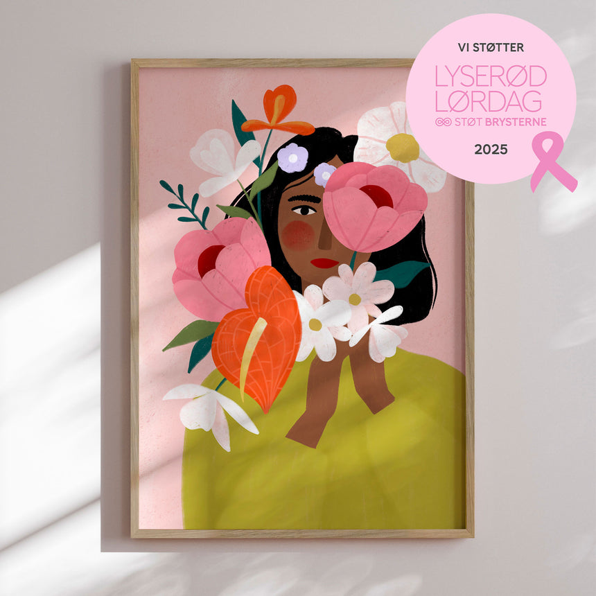 Plakat - Flower Lady - Bea Müller