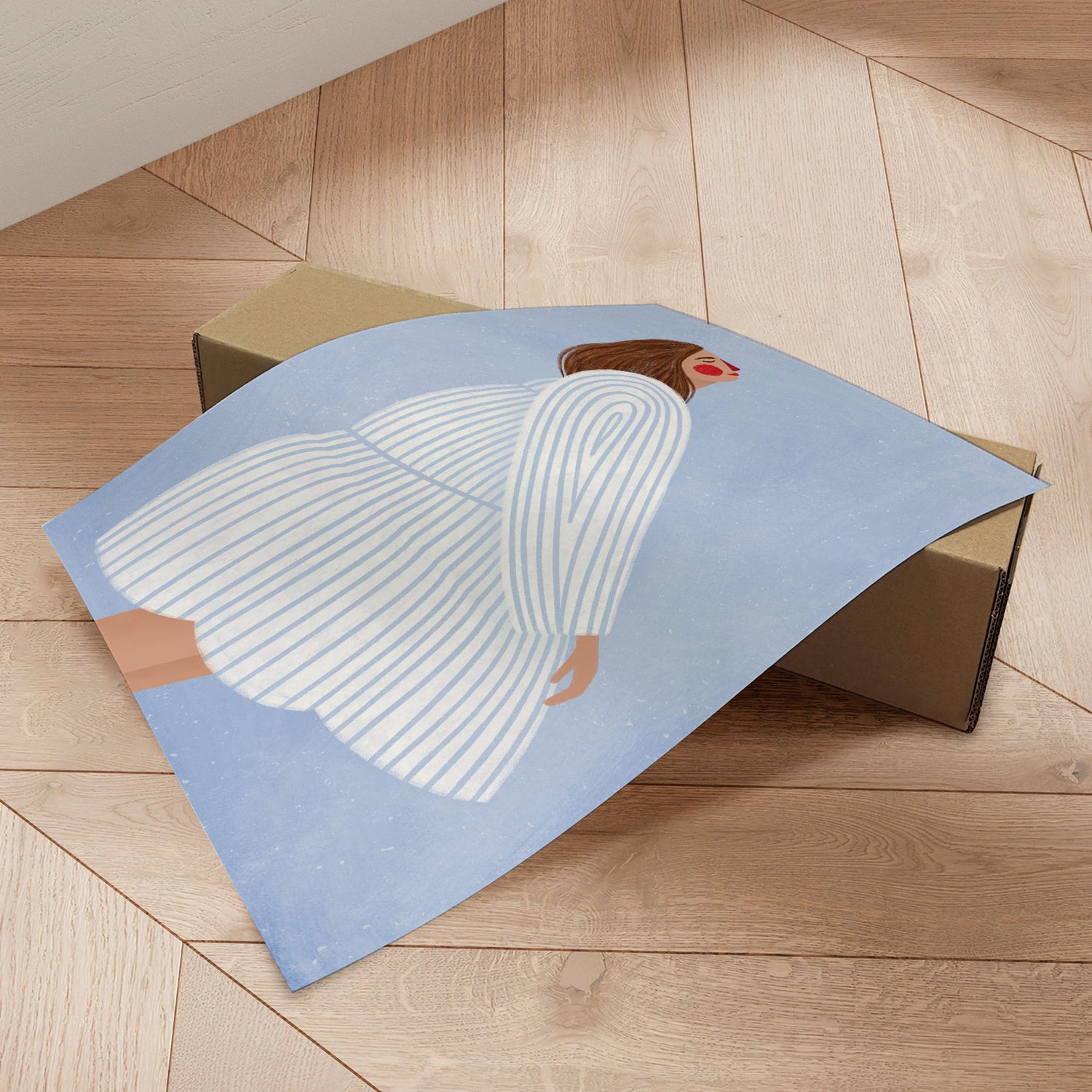 Plakat - The Woman With the Blue Stripes - Bea Müller - Incado