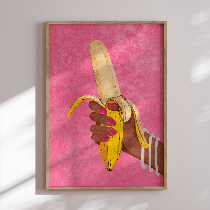 Plakat - Banana in Hand - Raissa Oltmanns