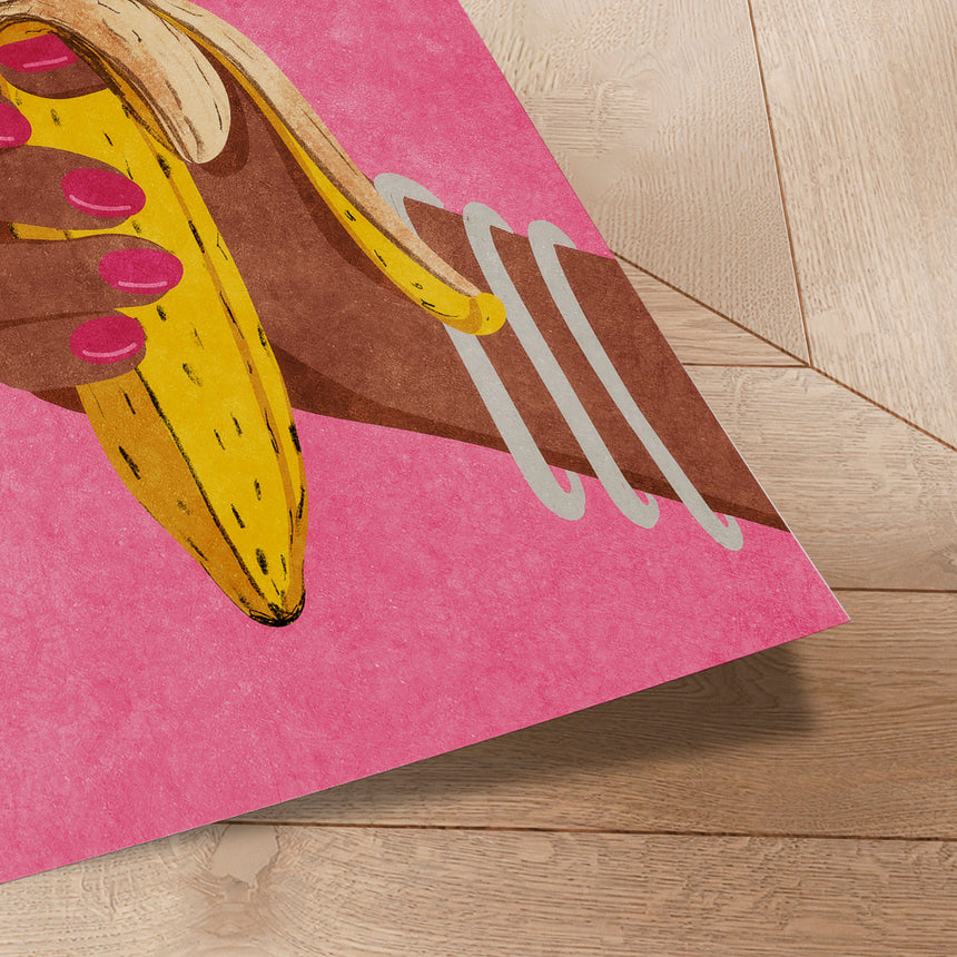 Plakat - Banana in Hand - Raissa Oltmanns
