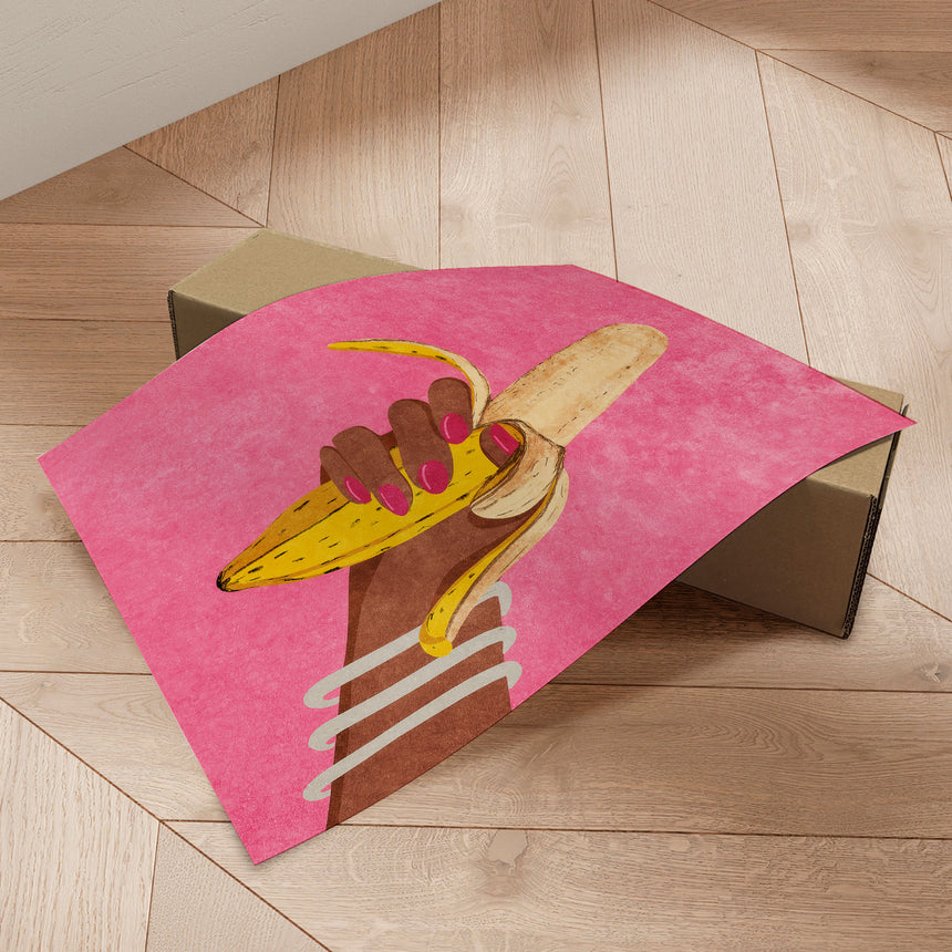 Plakat - Banana in Hand - Raissa Oltmanns