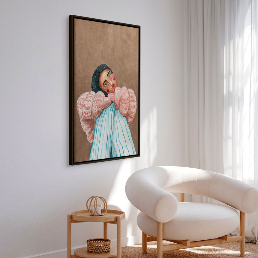 Lærredstryk - Dreamy Layers - Raissa Oltmanns