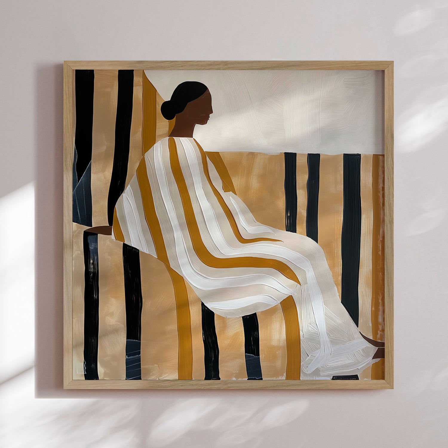 Plakat - Lady in Stripes - SHANDU